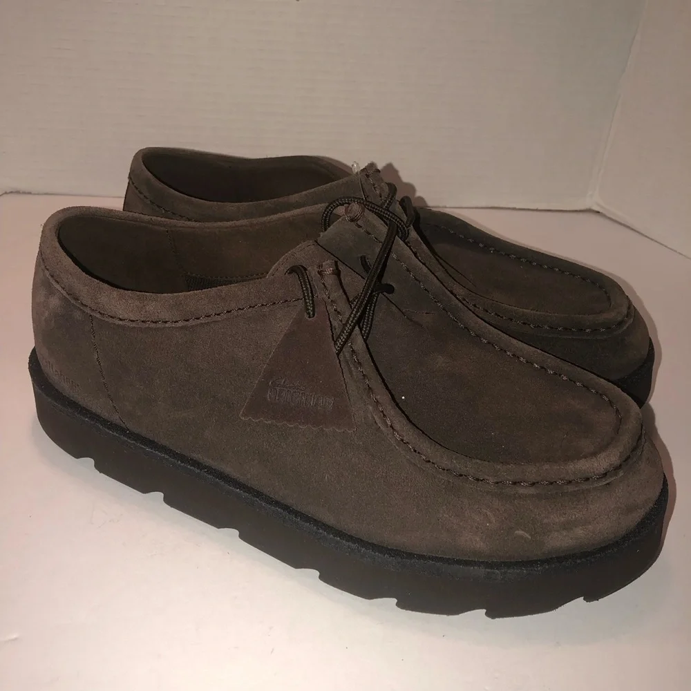 New Clarks x Urban Outfitters Y2K 90’s Men's Meare Walla Suede Shoes sz 11